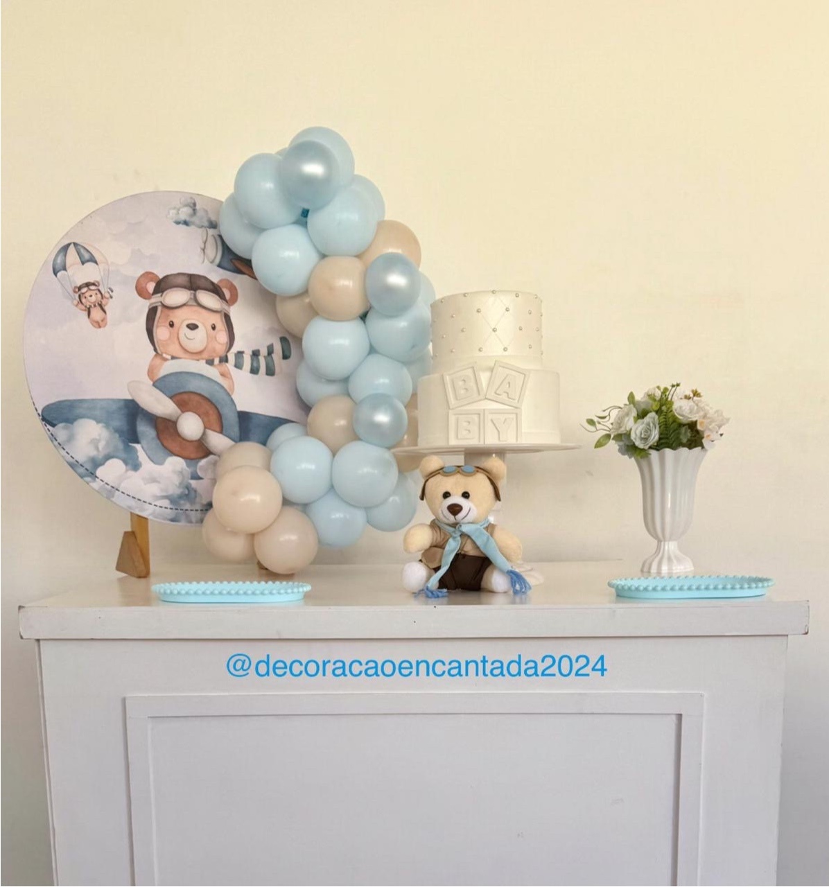Festa Na Mesa - Kit Ursinho - decoracaoencantada2024