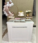 Festa Na Mesa - Kit Elegante - Mesa Branca - imagem 3