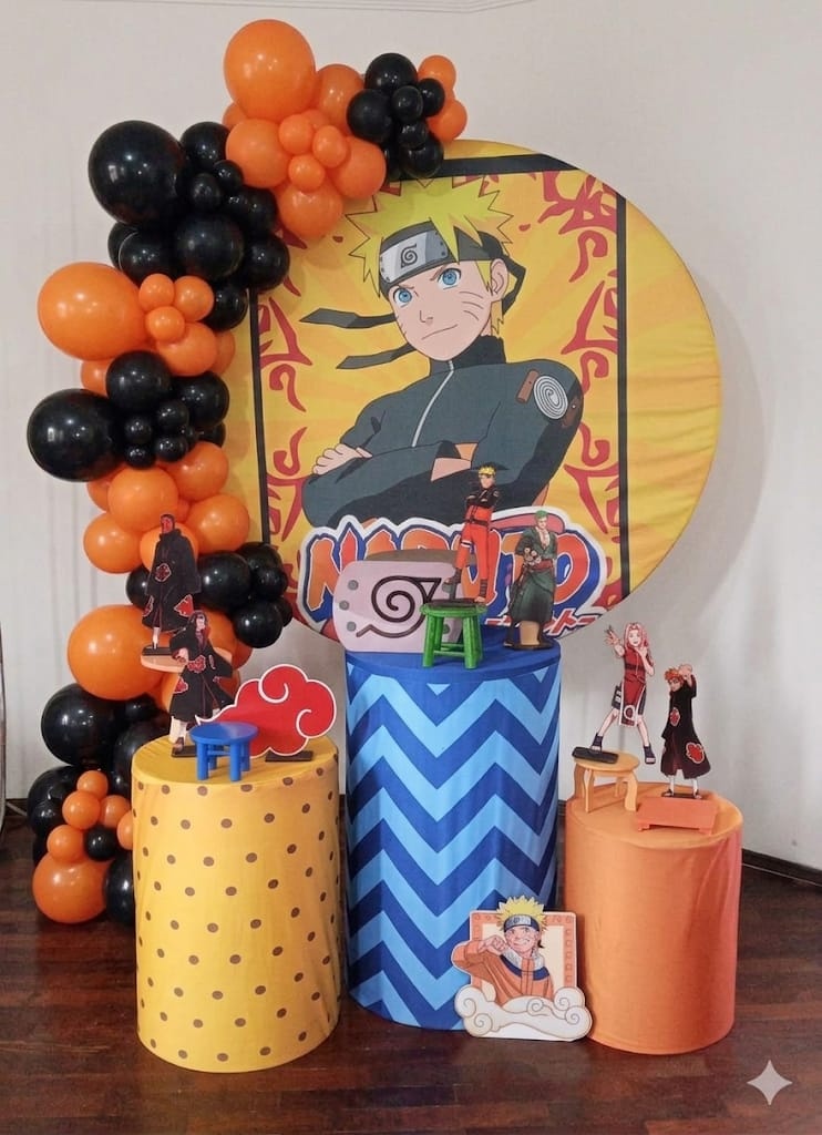 Kit Pegue E Monte Naruto 2 Mdf - Tania  Marques Decorações 