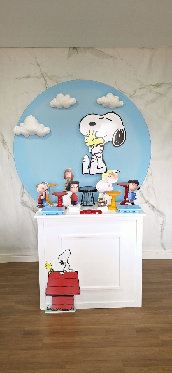 Kit Snoopy Aluminio - Decorecomcarinho