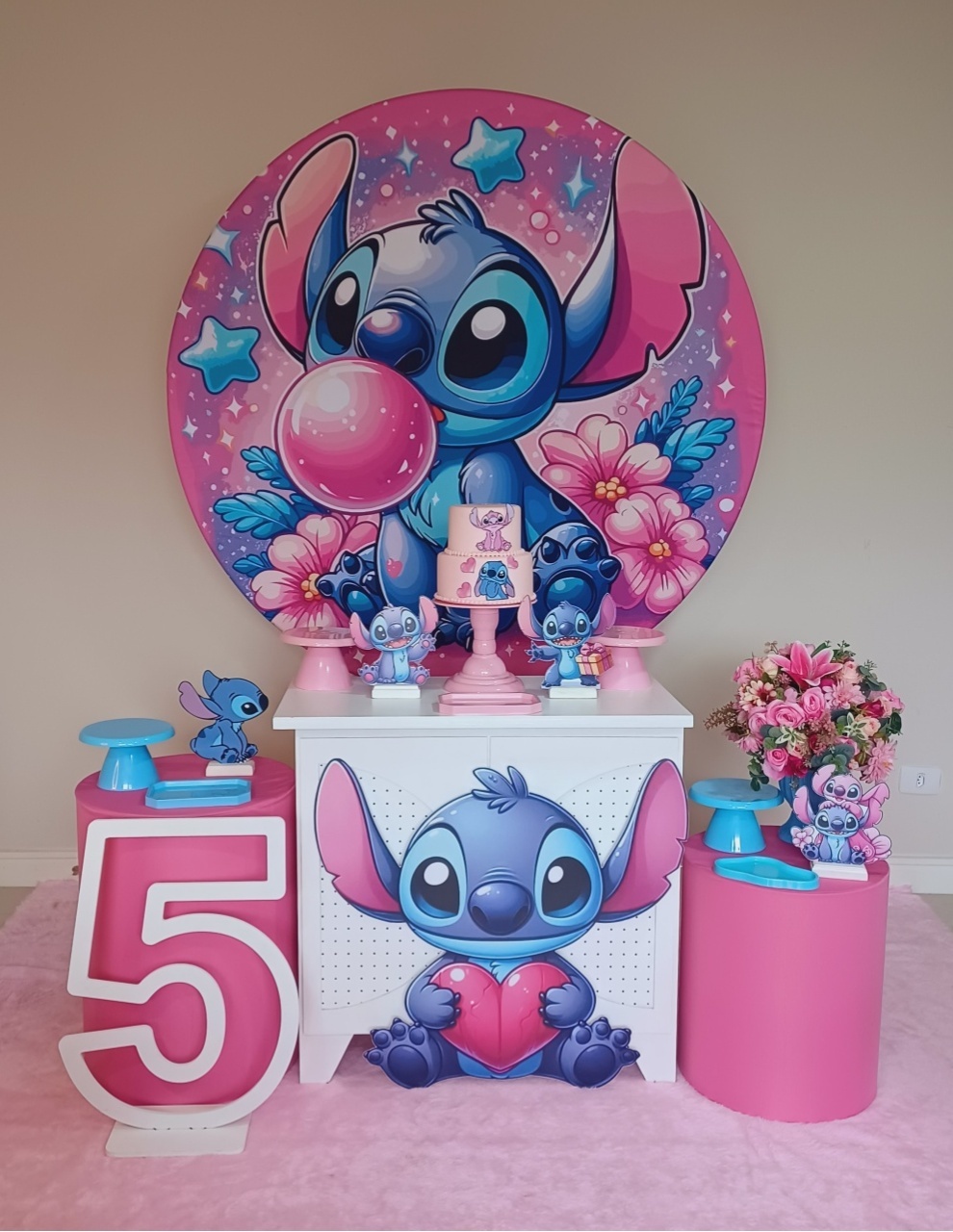 Stich Chiclete Prata - Decorecomcarinho