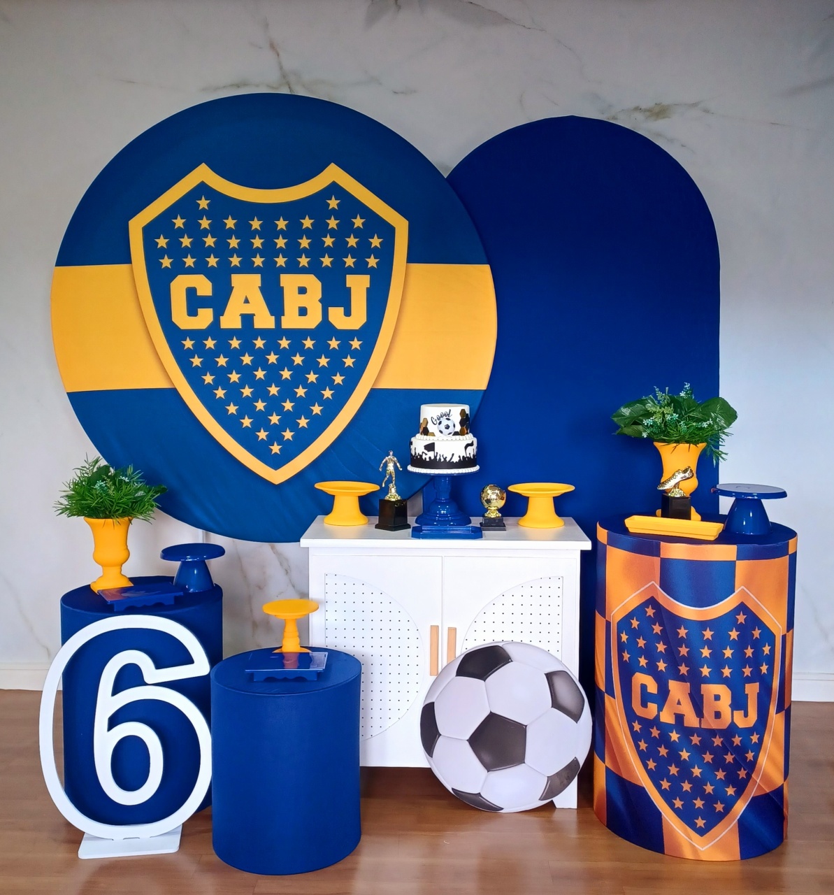 Boca Juniors Ouro - Decorecomcarinho