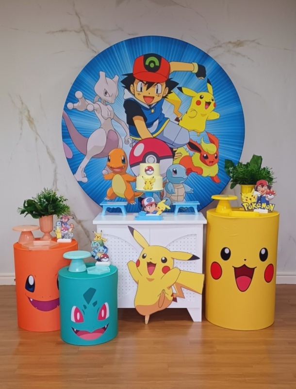 Pokemon Prata - Decorecomcarinho