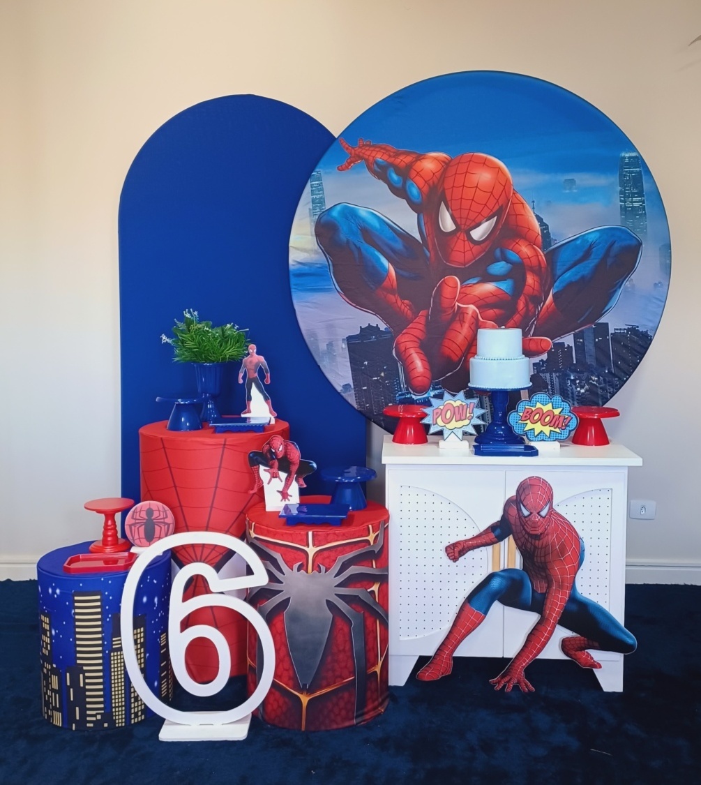 Homem Aranha Ouro - Decorecomcarinho