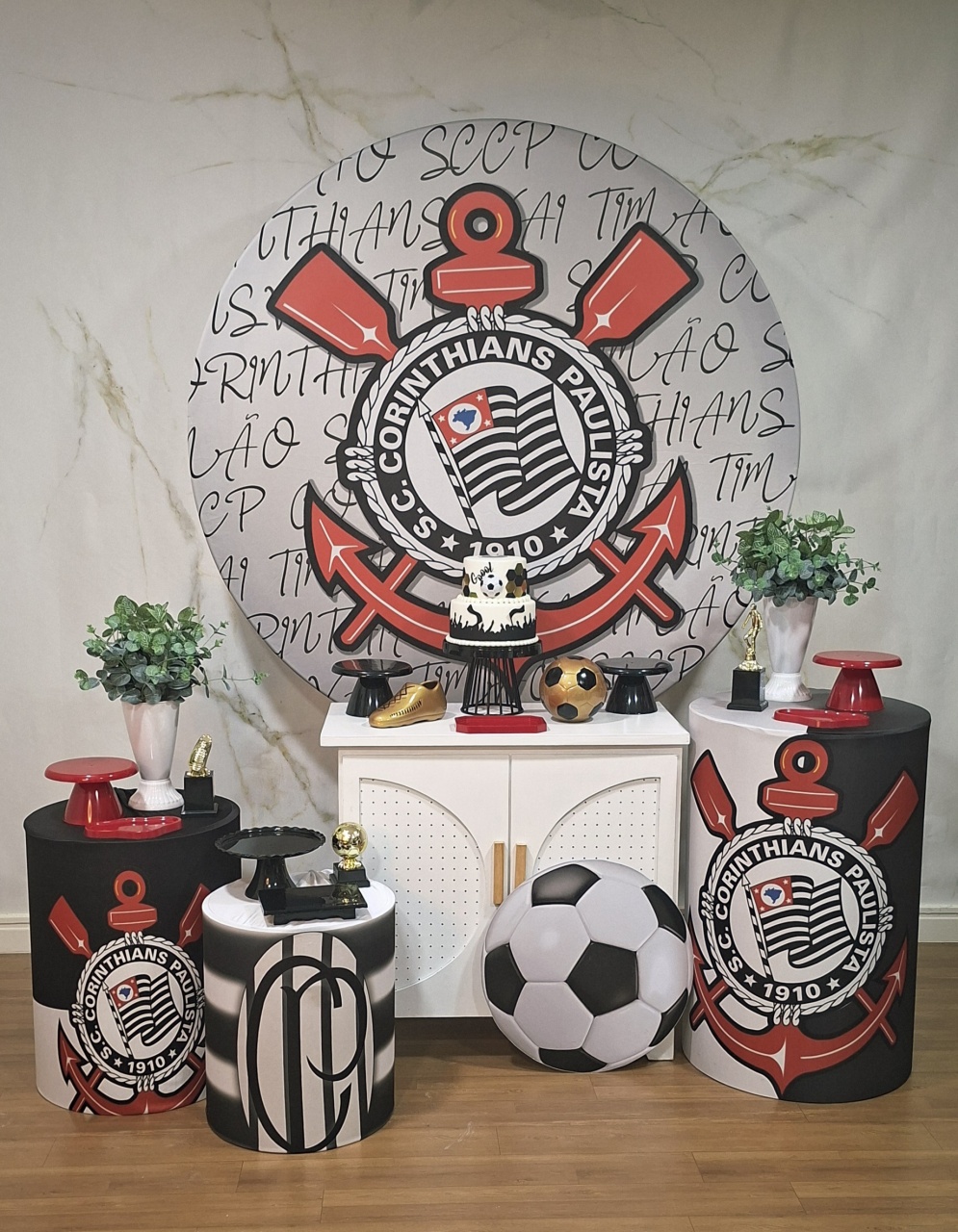 Corinthians Prata - Decorecomcarinho