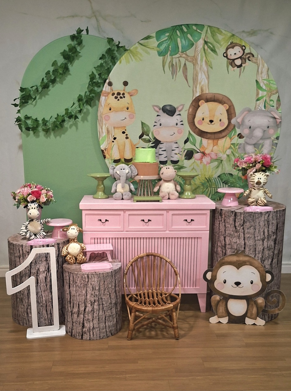 Safari Menina Ouro - Decorecomcarinho