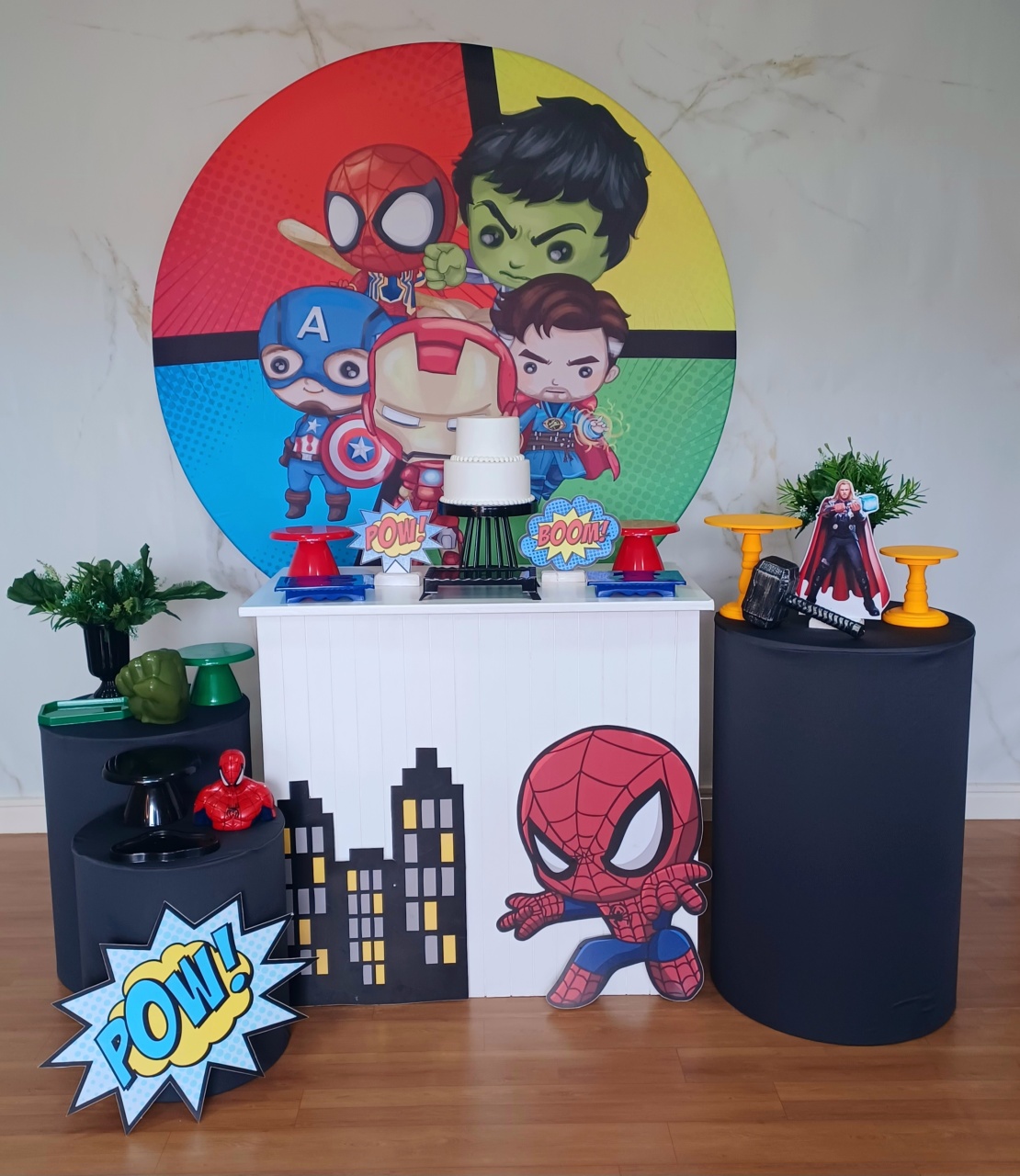 Vingadores Baby Prata - Decorecomcarinho
