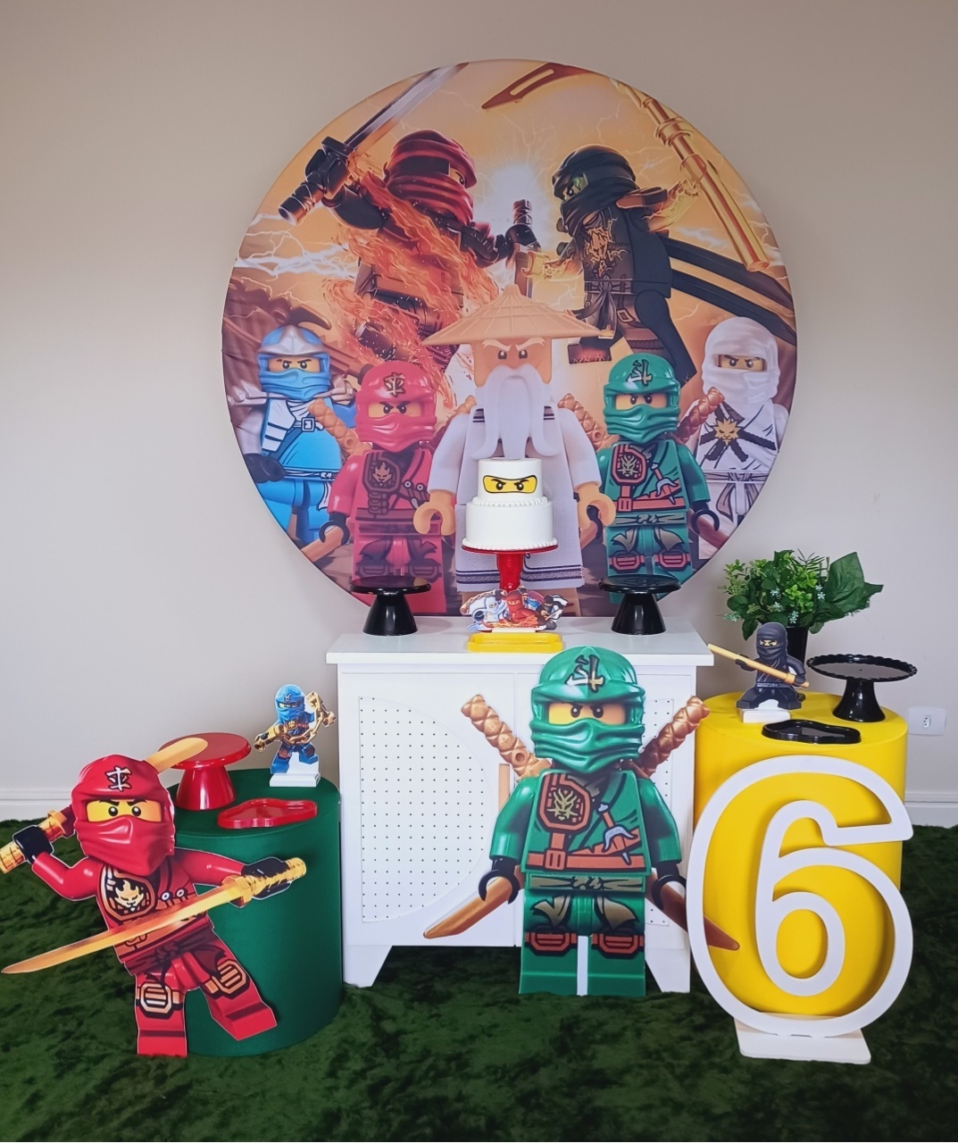 Ninjago Prata - Decorecomcarinho