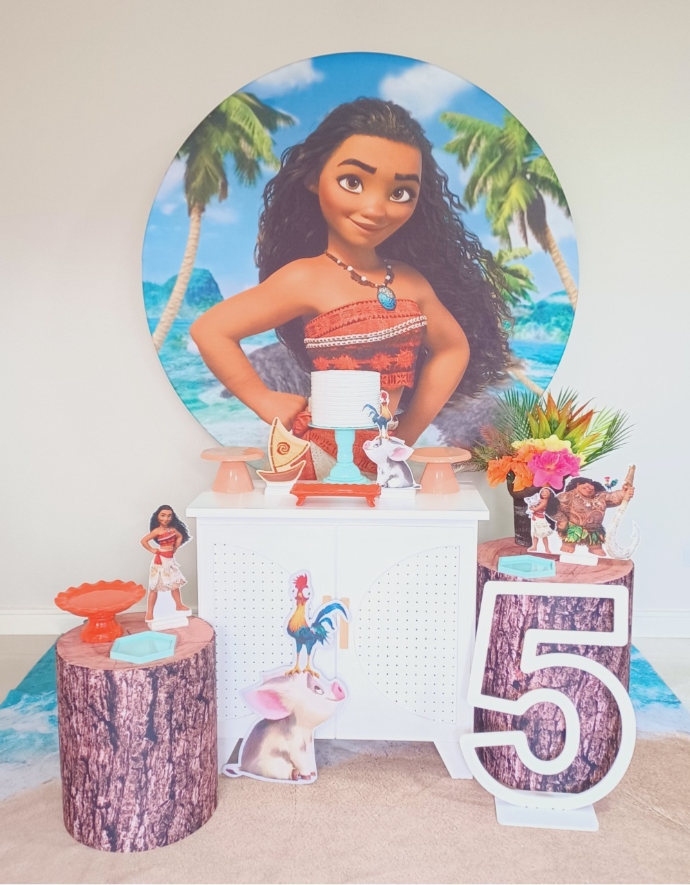 Moana Kit Prata - Decorecomcarinho