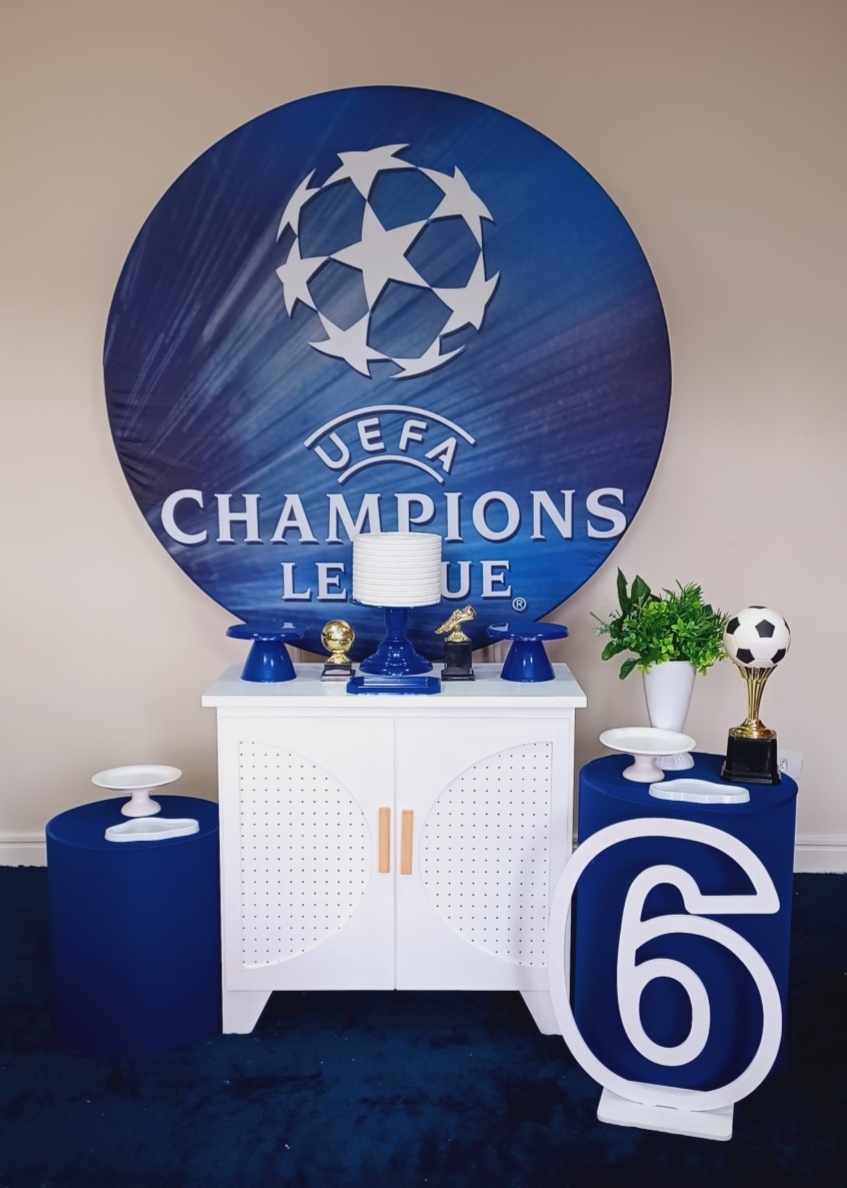 Champions Legue Prata - Decorecomcarinho
