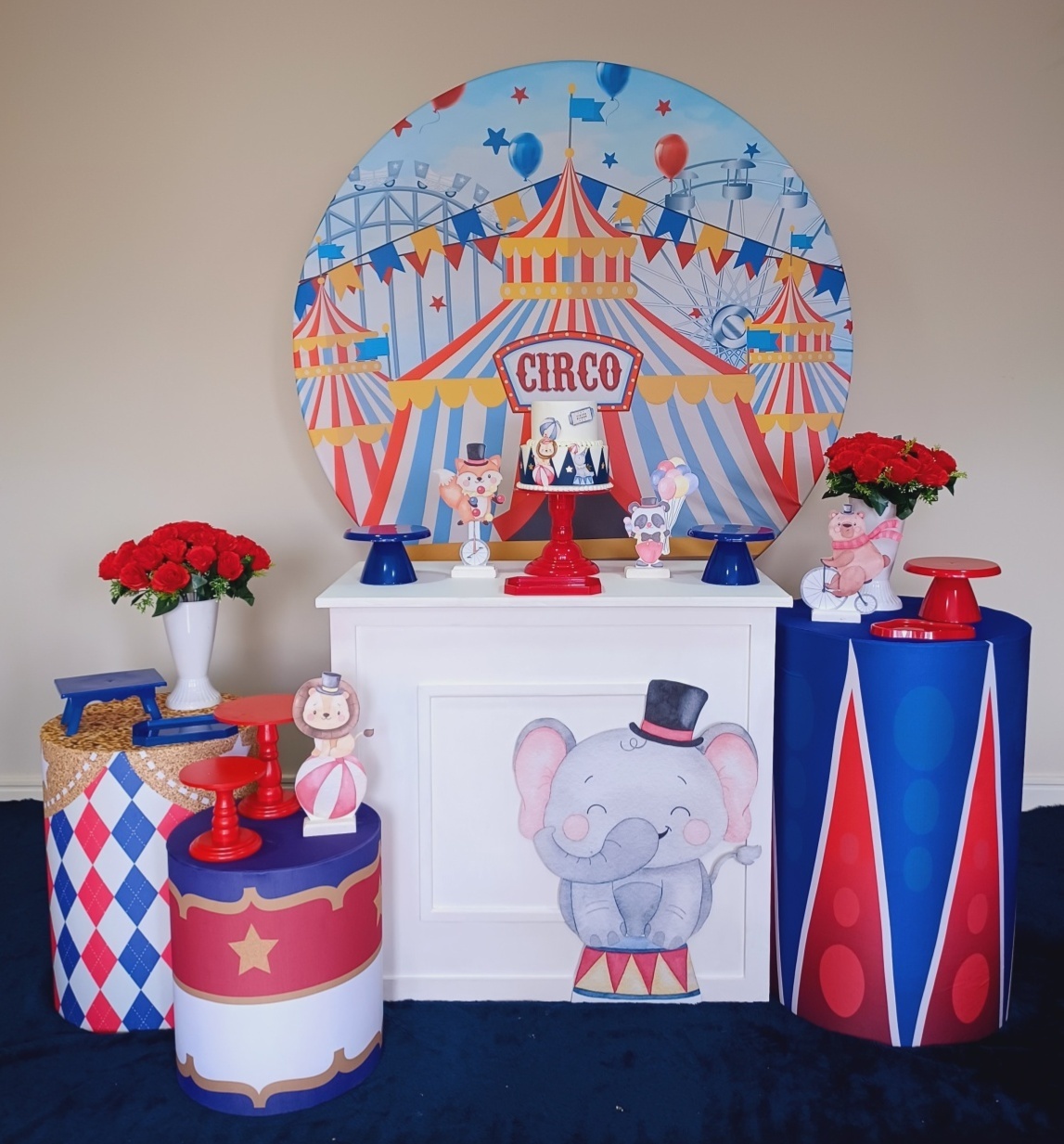 Circo Menino Prata - Decorecomcarinho
