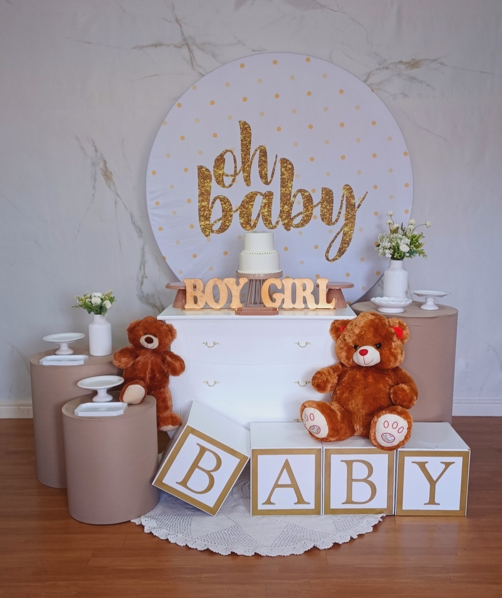 Oh Baby Prata - Decorecomcarinho