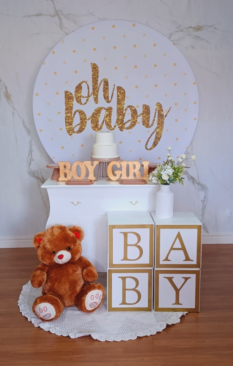 Oh Baby Bronze - Decorecomcarinho