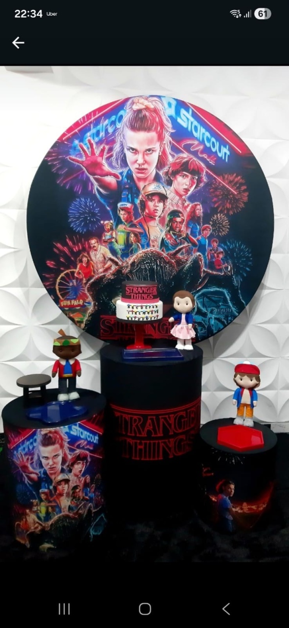 Pegue E Monte Stranger Things - Pique Pique Festas 