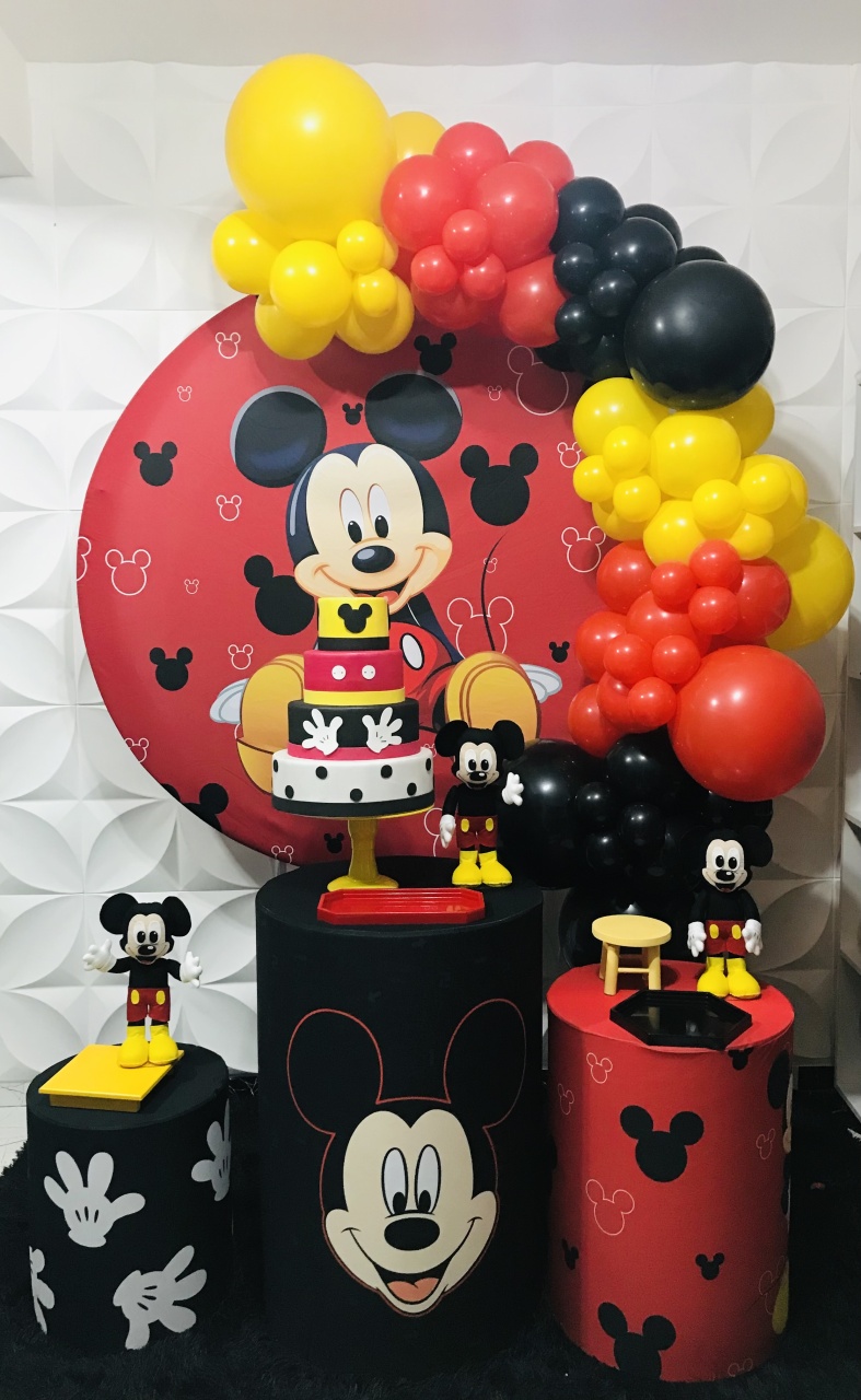 Kit Pegue E Monte Mickey Circo  - Pique Pique Festas 