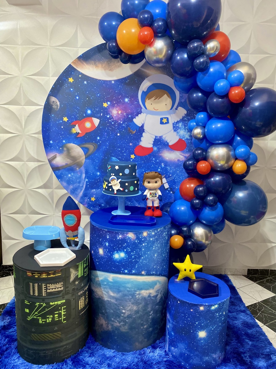 Kit Pegue E Monte Astronauta - Pique Pique Festas 