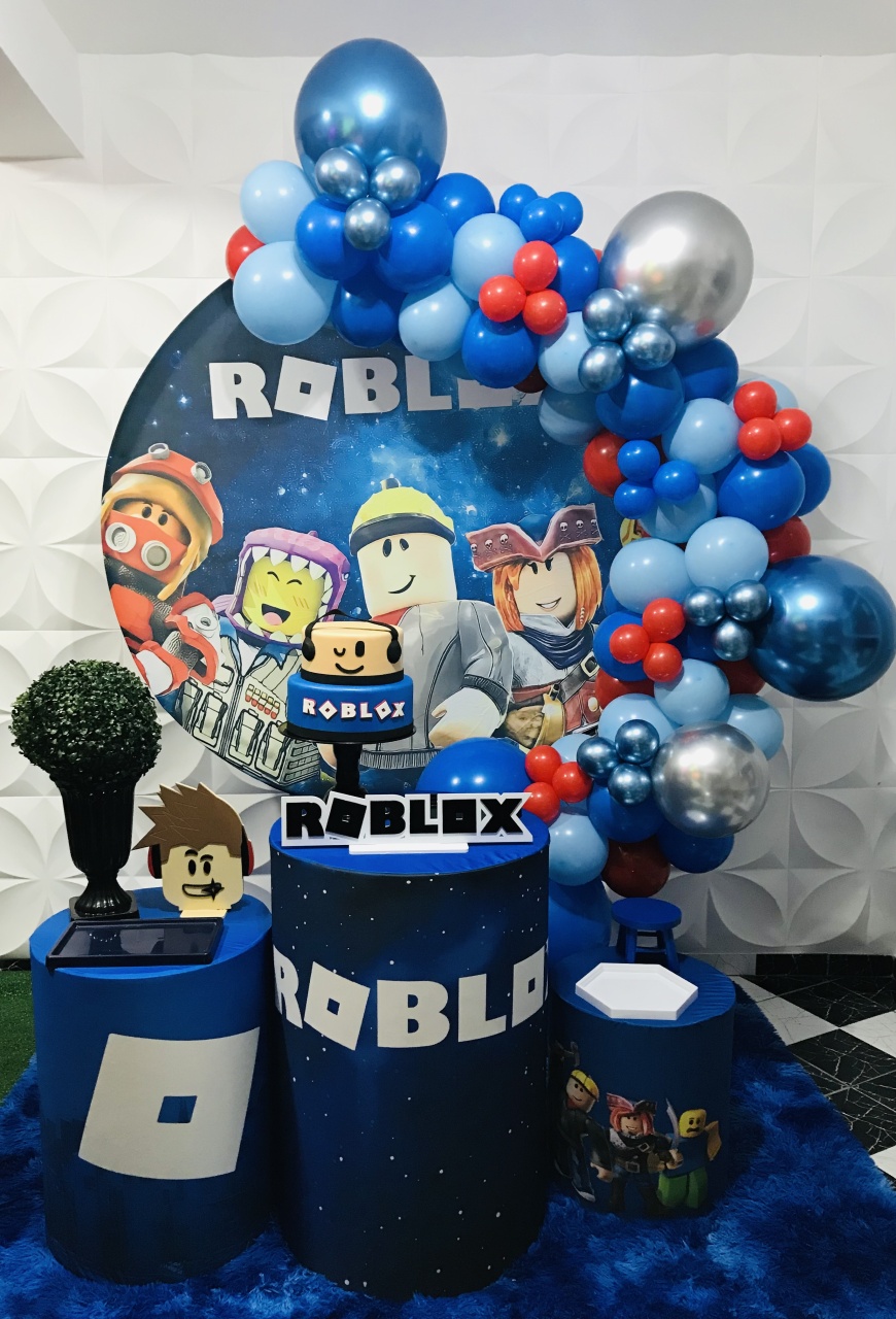 Kit Pegue E Monte Roblox Menino - Pique Pique Festas 
