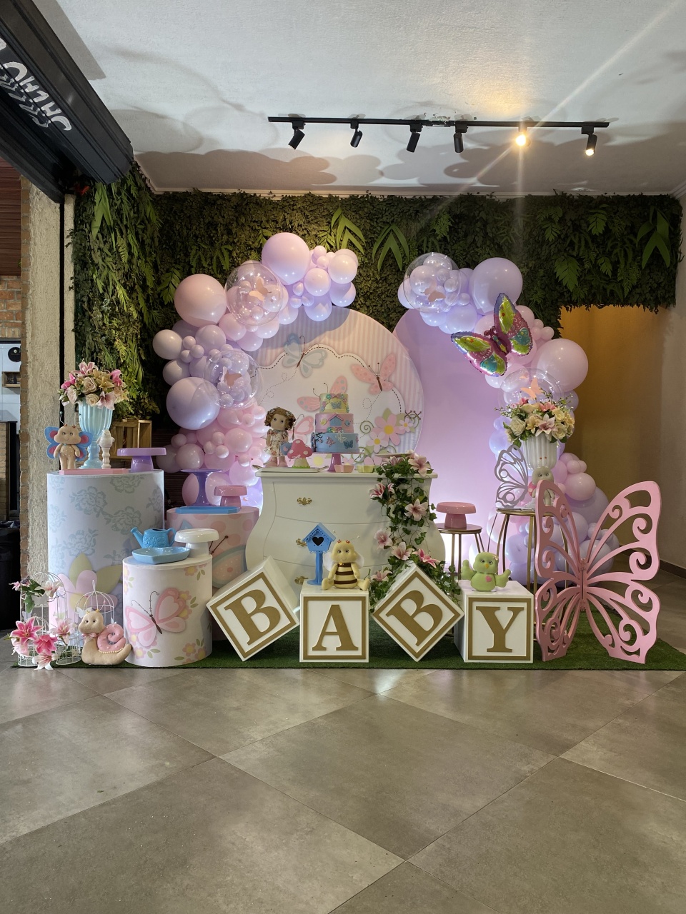 Chá de Bebê Menina Jardim Encantado  - Pique Pique Festas 