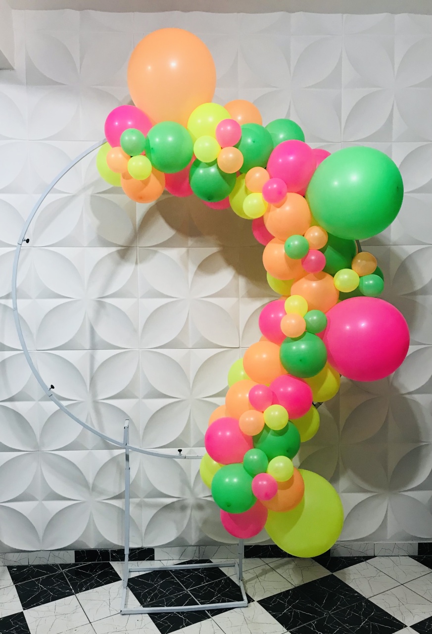 🎈 Arco de Balões (1,50M A 1,80M) - Pique Pique Festas 
