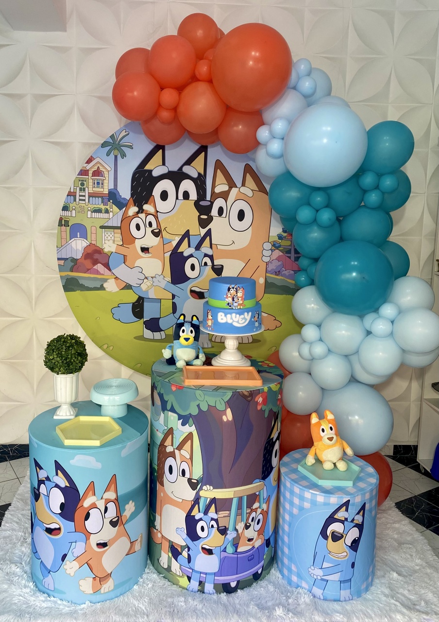 Kit Pegue E Monte Bluey E Bingo  - Pique Pique Festas 