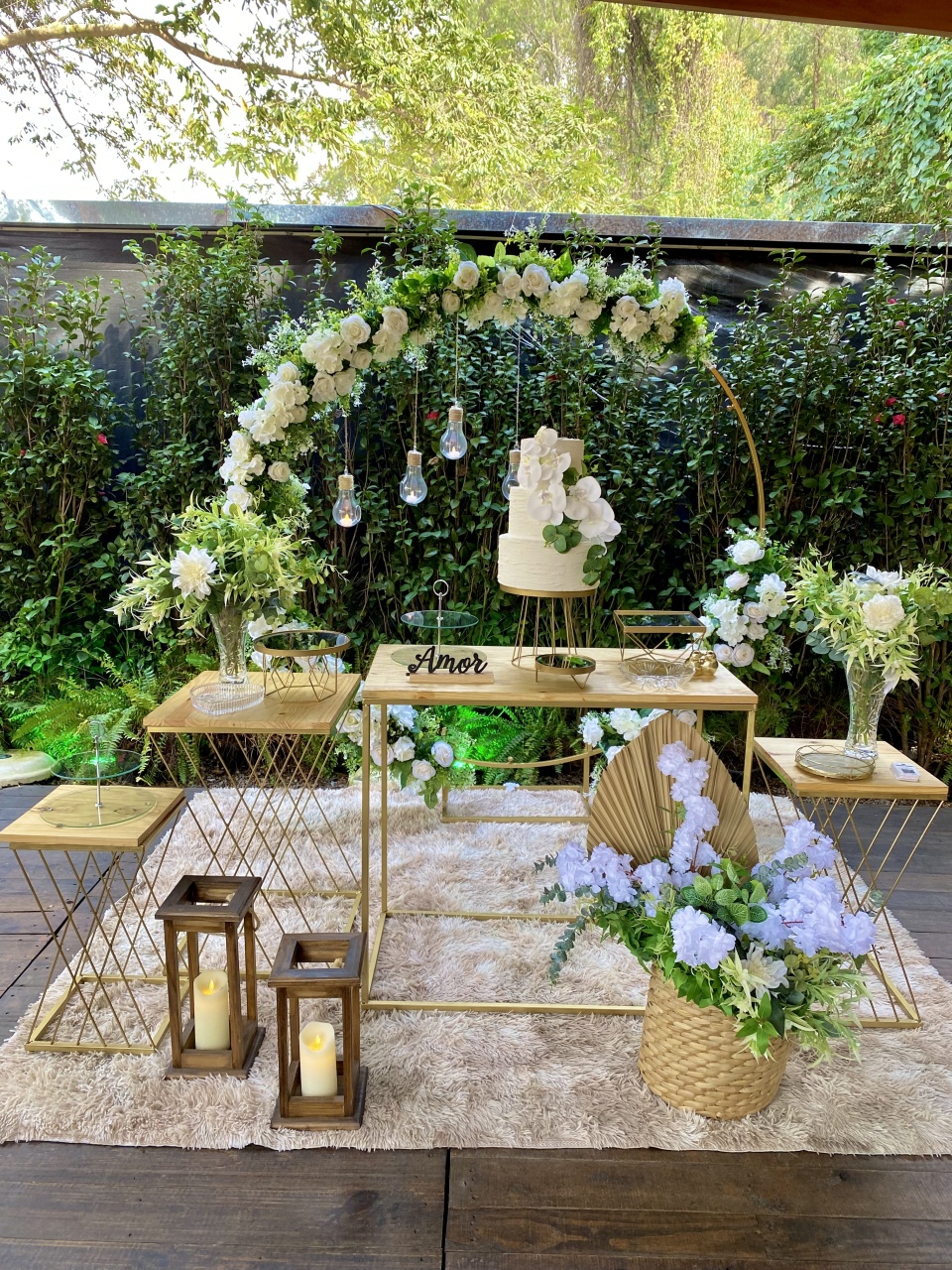 Casamento Floral Branco I - Pique Pique Festas 