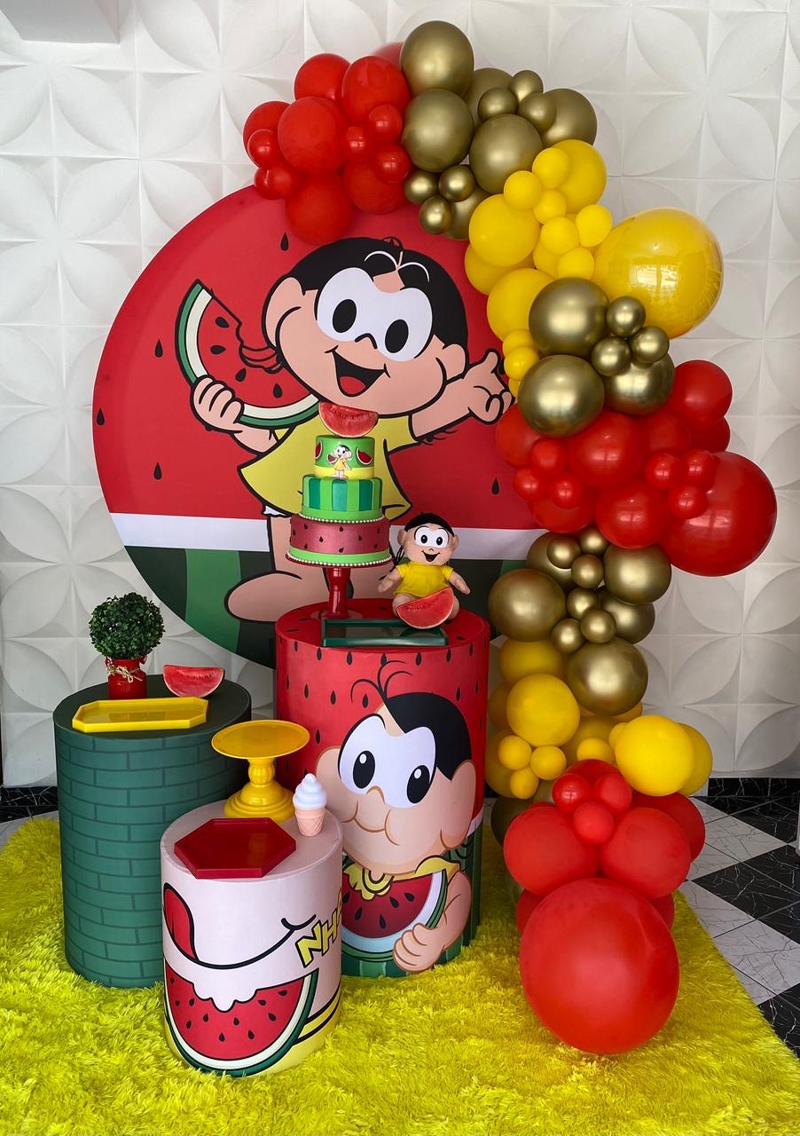 Kit Pegue E Monte Magali Turma da Mônica  - Pique Pique Festas 