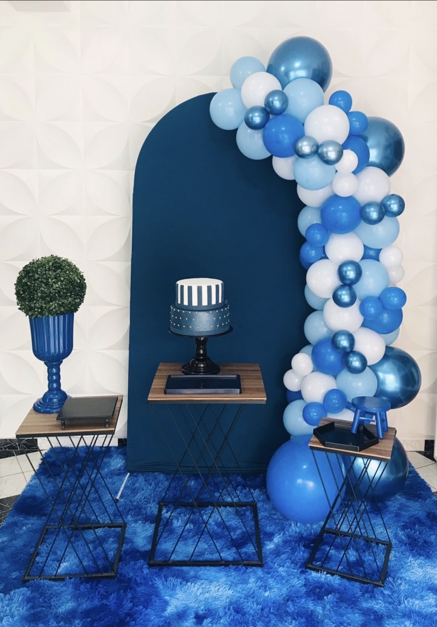 Kit Pegue E Monte Azul Blue  - Pique Pique Festas 