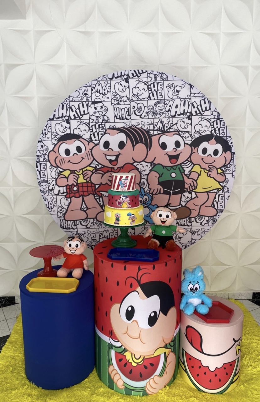 Kit Pegue E Monte Turma da Mônica - Pique Pique Festas 