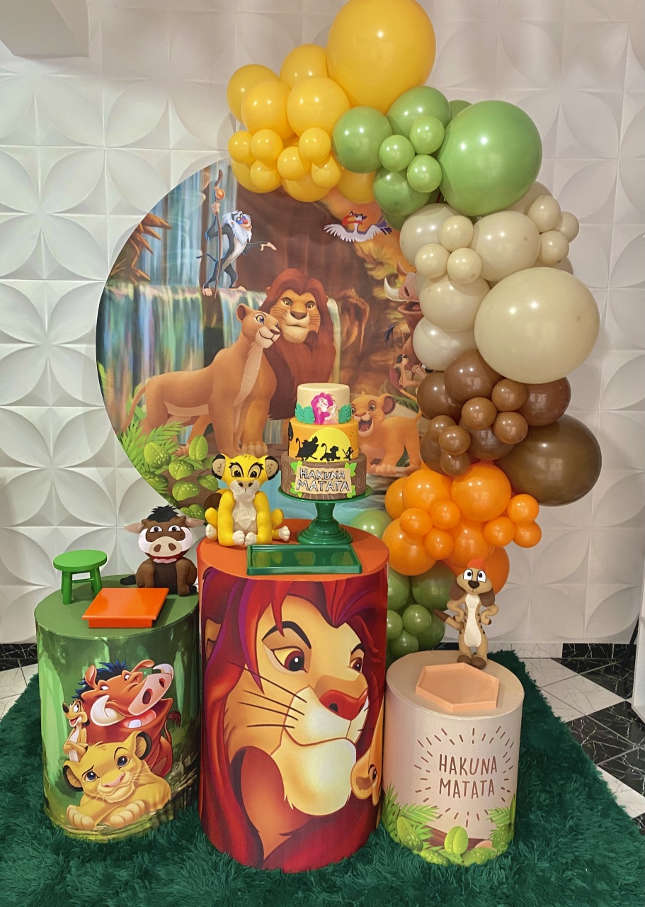 Kit Pegue E Monte Rei Leão  - Pique Pique Festas 