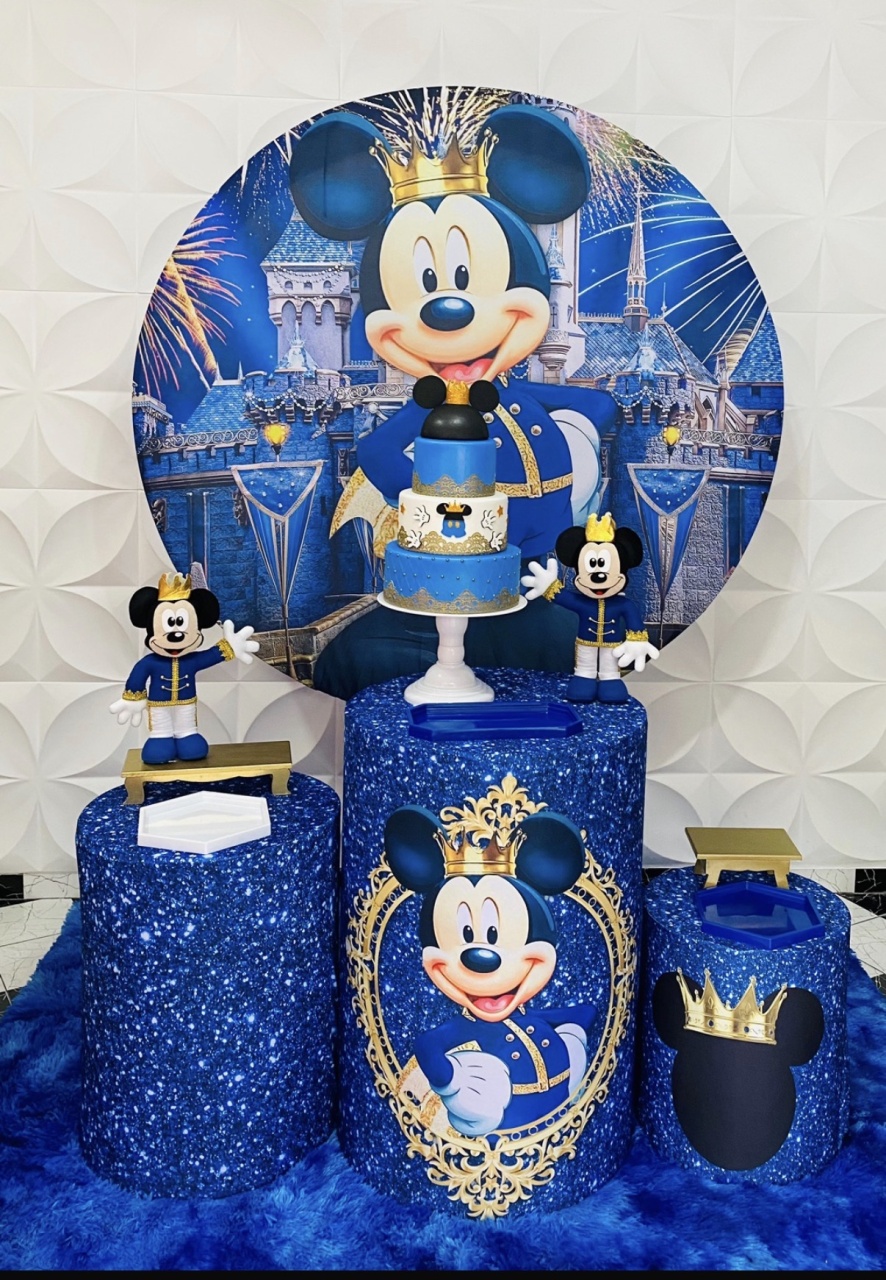 Kit Pegue E Monte Mickey Realeza  - Pique Pique Festas 