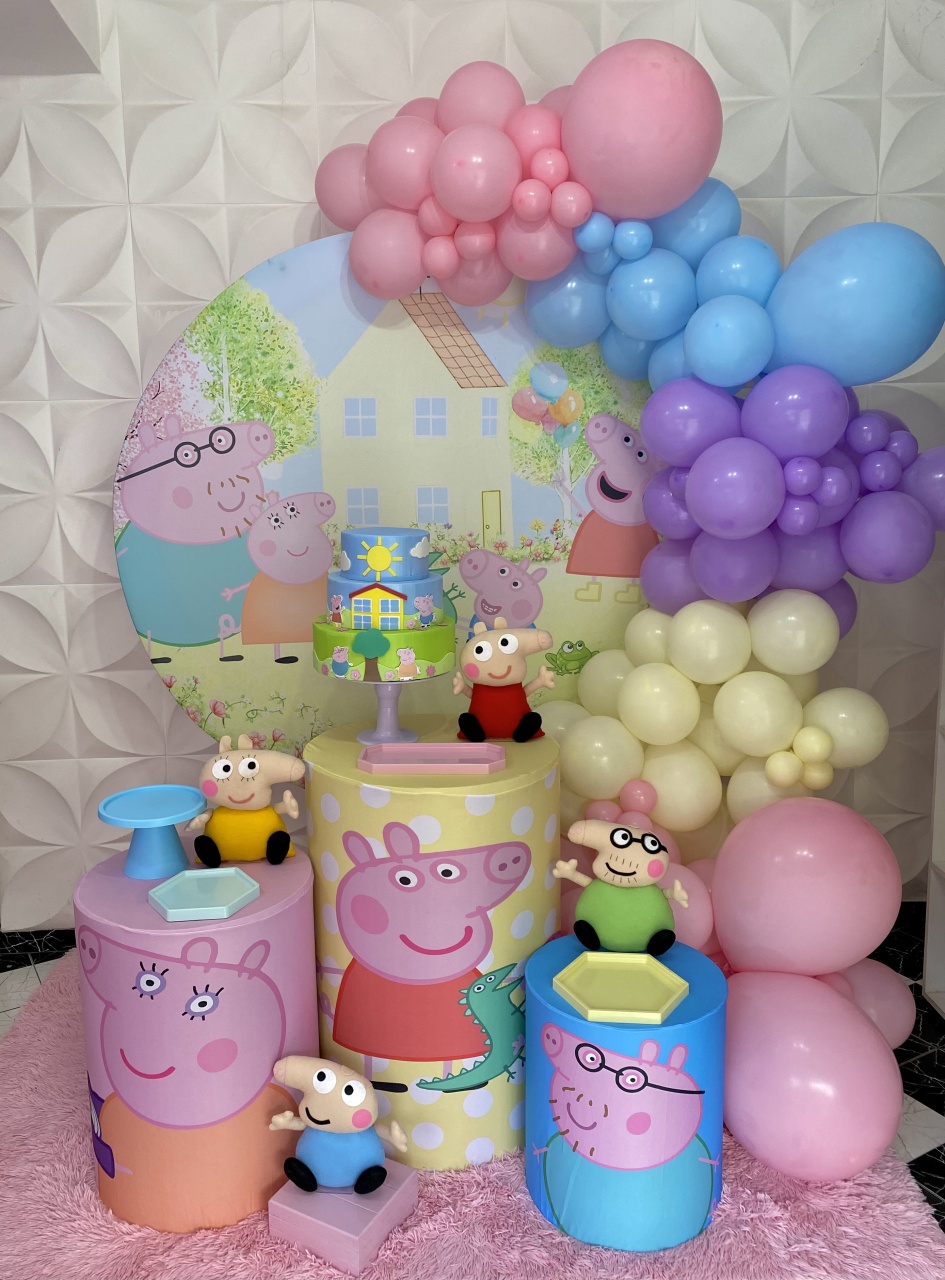 Kit Pegue E Monte Peppa Pig  - Pique Pique Festas 