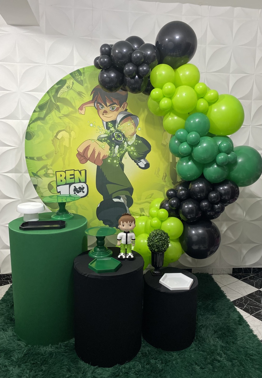 Kit Pegue E Monte Ben 10 - Pique Pique Festas 