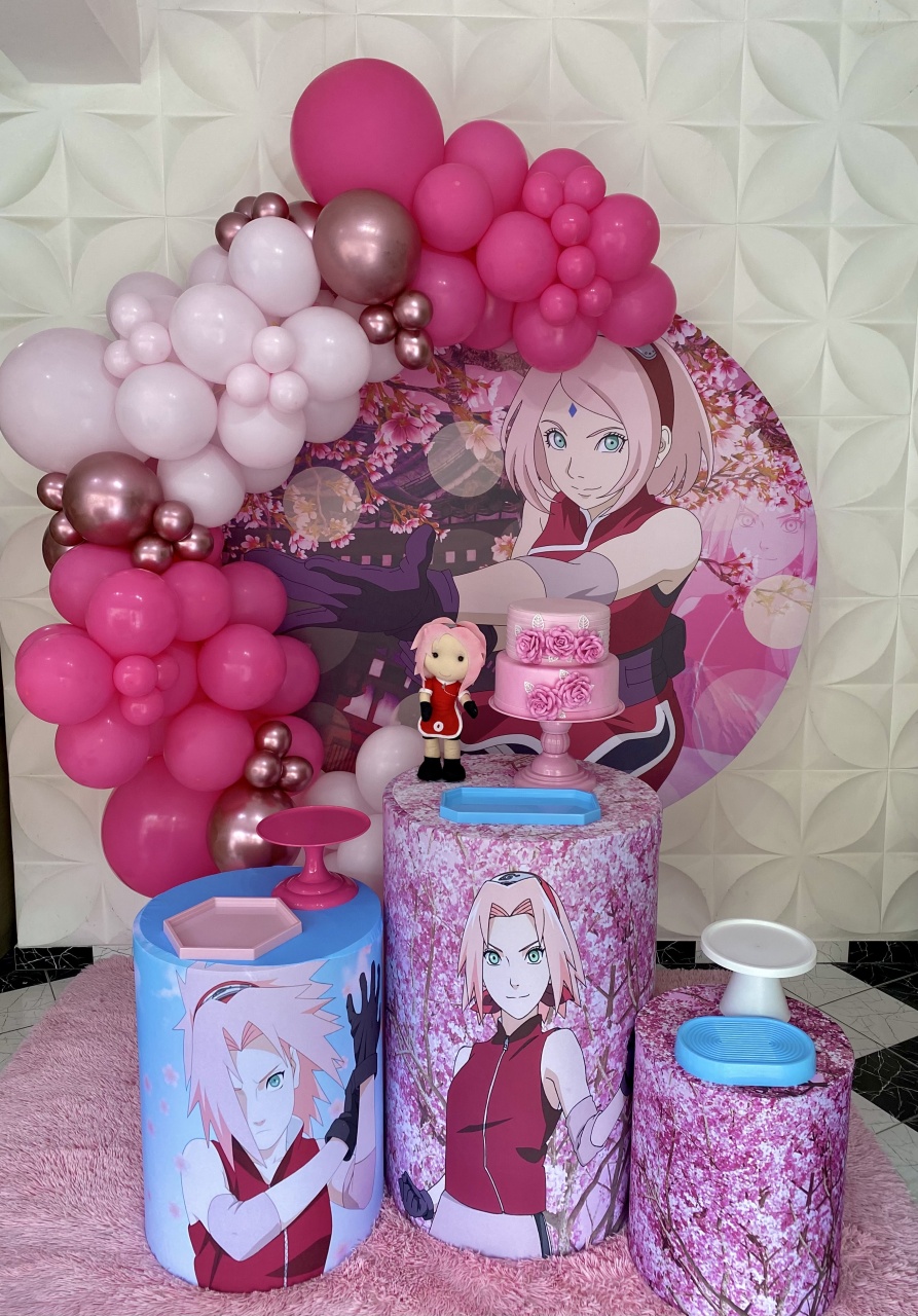 Kit Pegue E Monte Sakura  - Pique Pique Festas 