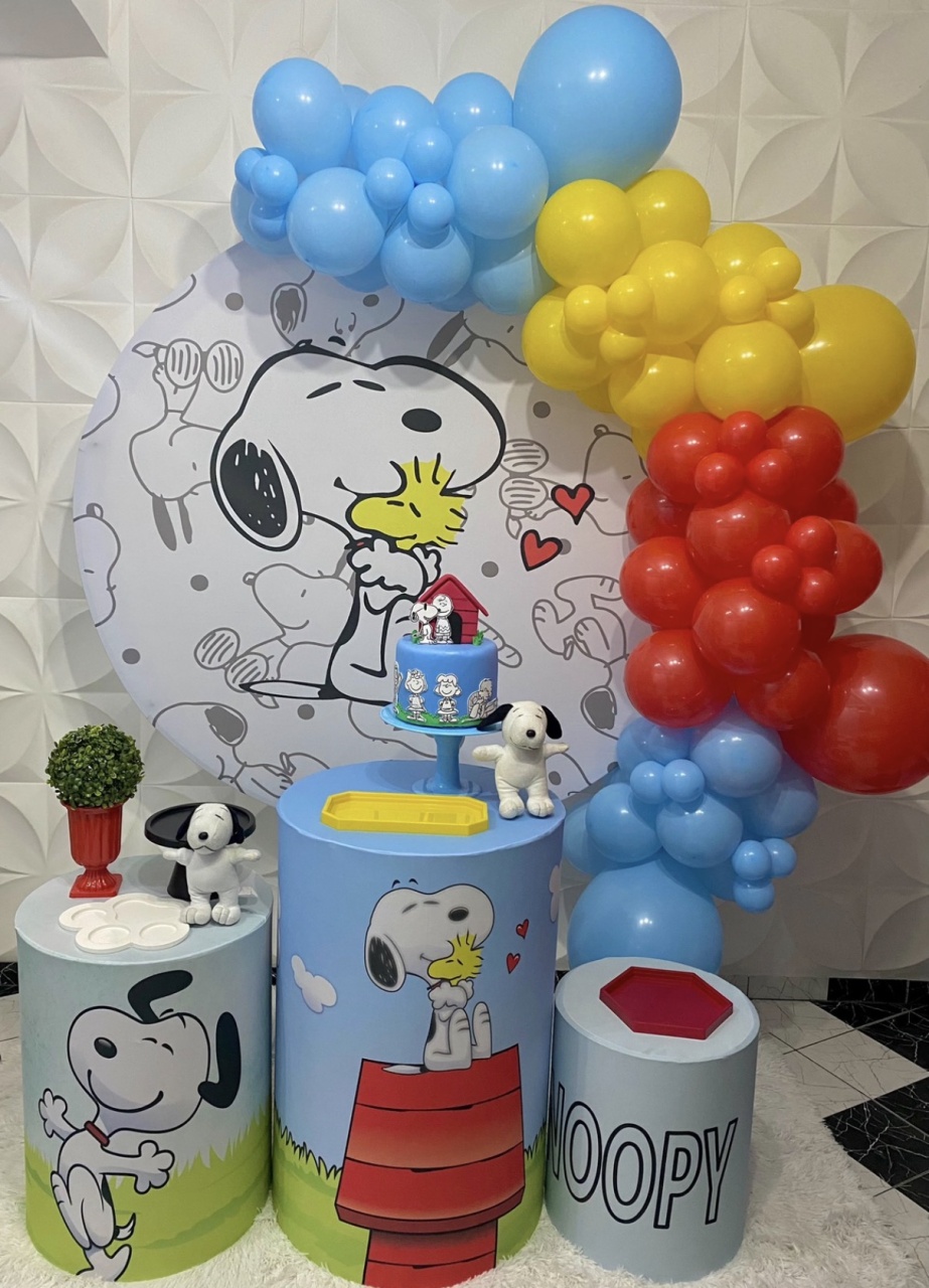Kit Pegue E Monte Snoopy - Pique Pique Festas 