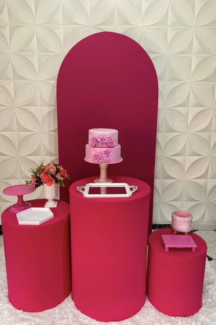 Kit Pegue E Monte Rosa Pink  - Pique Pique Festas 