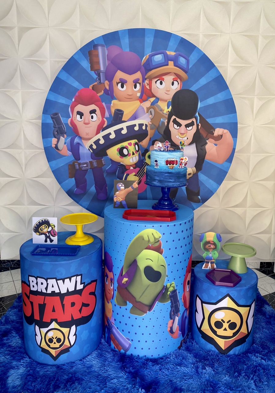 Kit Pegue E Monte Brawl Stars  - Pique Pique Festas 