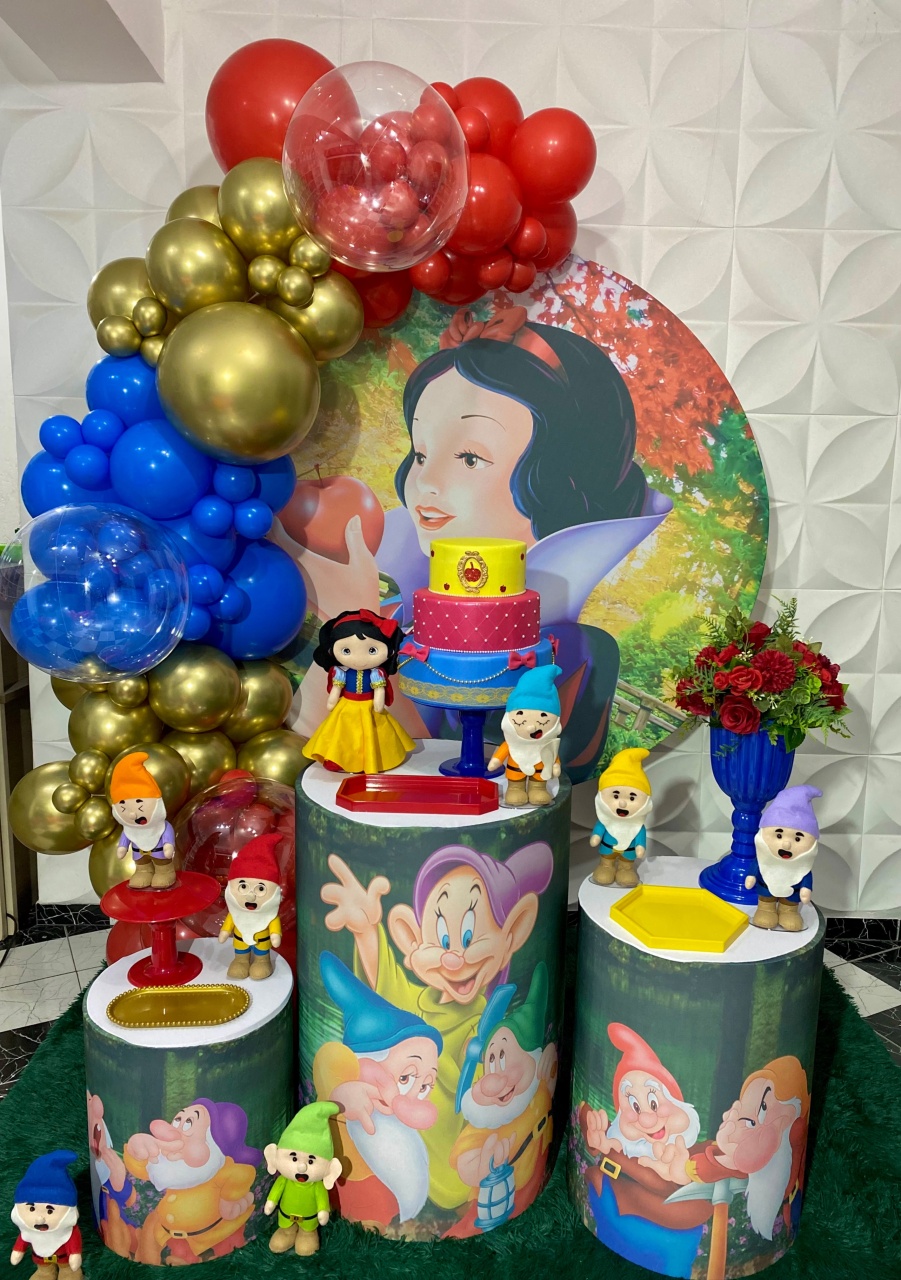 Kit Pegue E Monte Branca de Neve I  - Pique Pique Festas 
