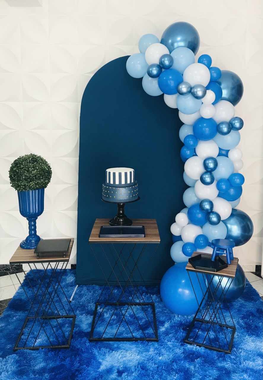 Kit Pegue E Monte Azul Blue  - Pique Pique Festas 