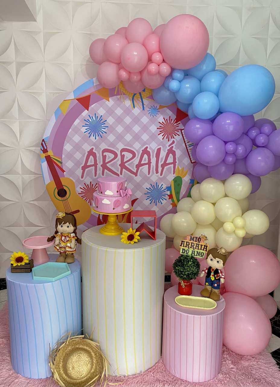 Kit Pegue E Monte Festa Junina Arraiá Menina  - Pique Pique Festas 