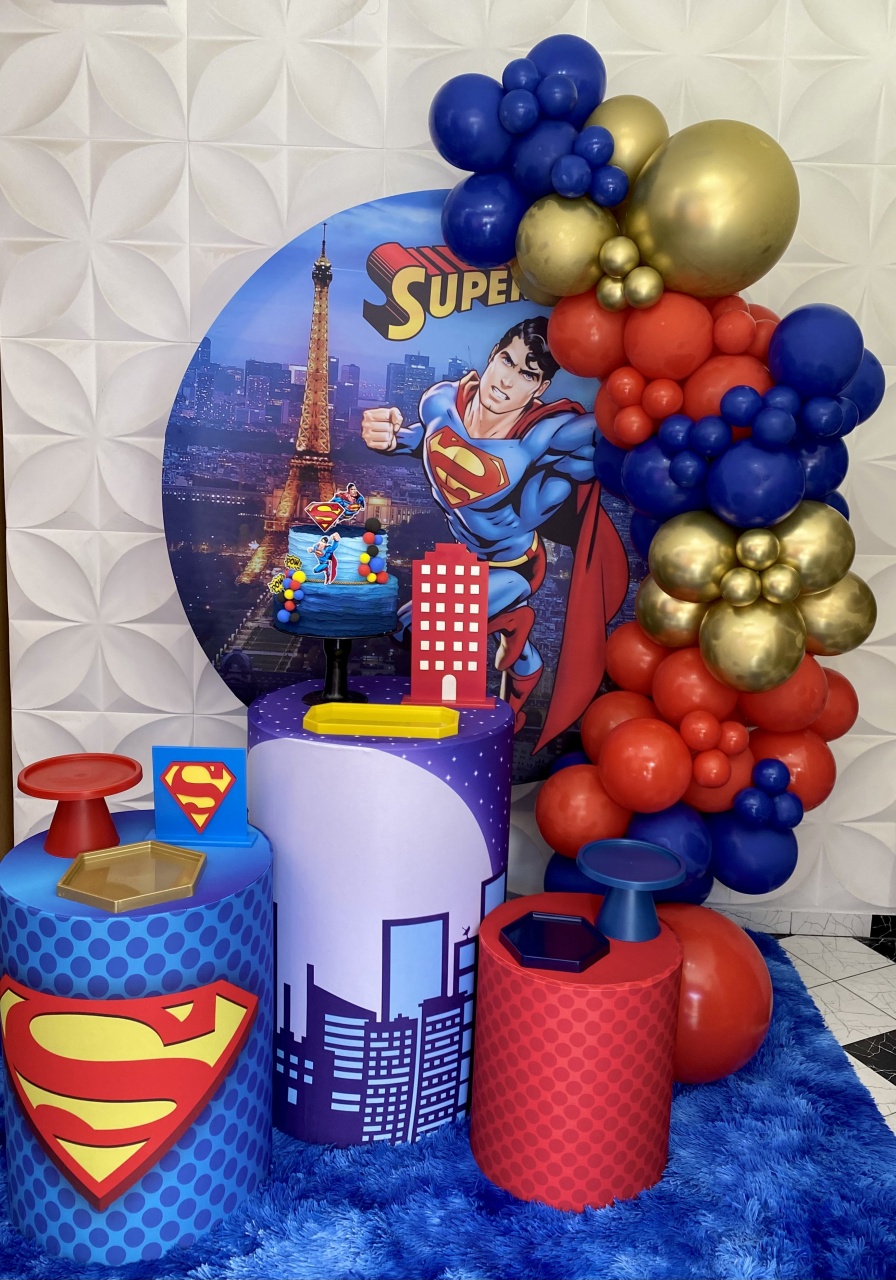 Kit Pegue E Monte Superman  - Pique Pique Festas 