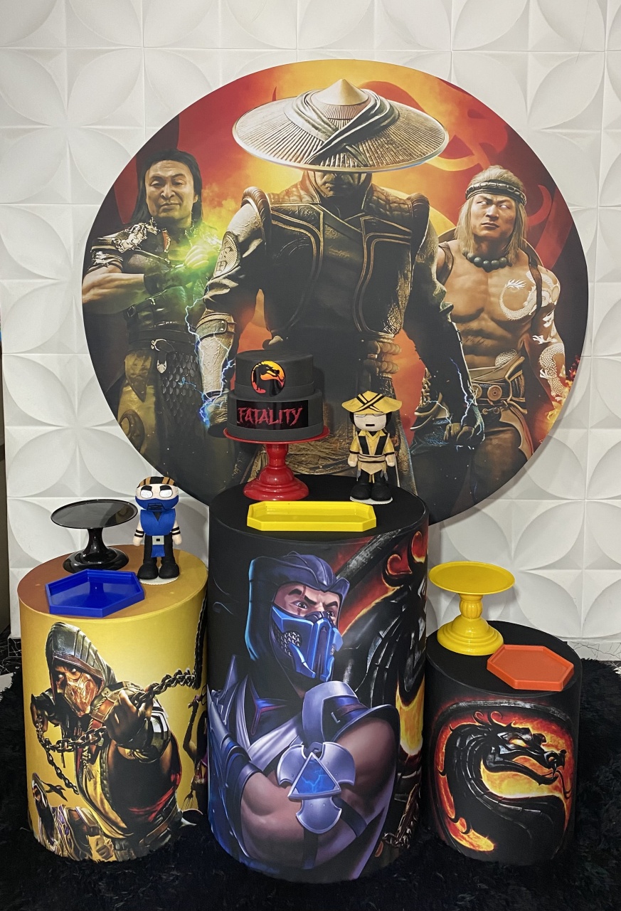 Kit Pegue E Monte Mortal Kombat  - Pique Pique Festas 
