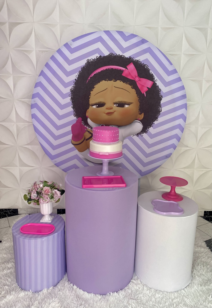 Kit Pegue E Monte Poderosa Chefinha Negra  - Pique Pique Festas 