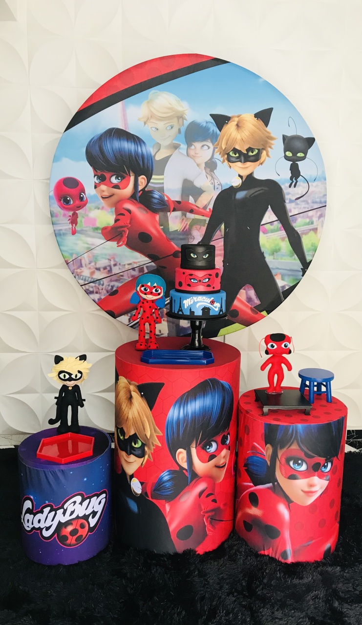 Kit Pegue E Monte Lady Bug  - Pique Pique Festas 