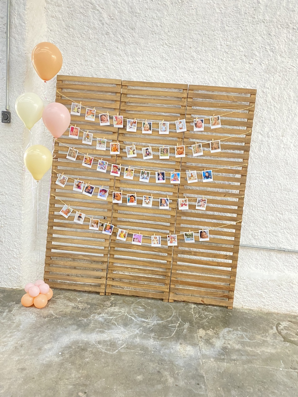 📸 Mural de Fotos Decorativo - Pique Pique Festas 