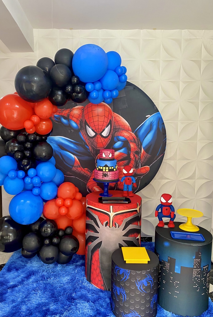 Kit Pegue E Monte Homem Aranha  - Pique Pique Festas 