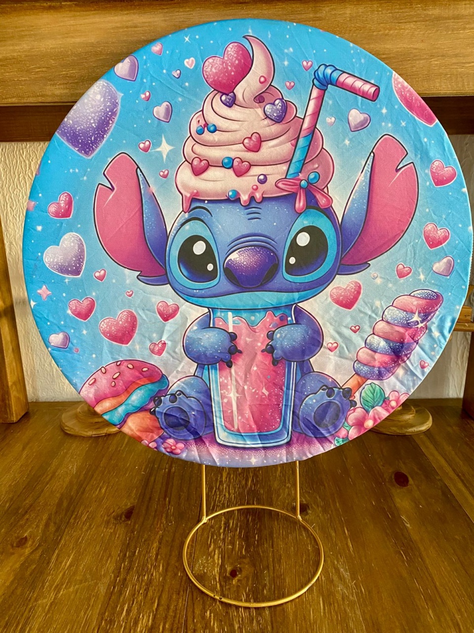 Capa de Painel Stich 50X50 - Lidi Festas e Decorações 