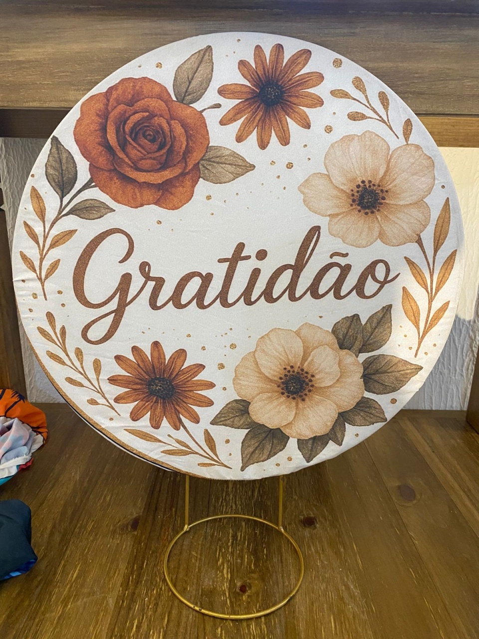 Capa de Painel Gratidão 50X50 - Lidi Festas e Decorações 