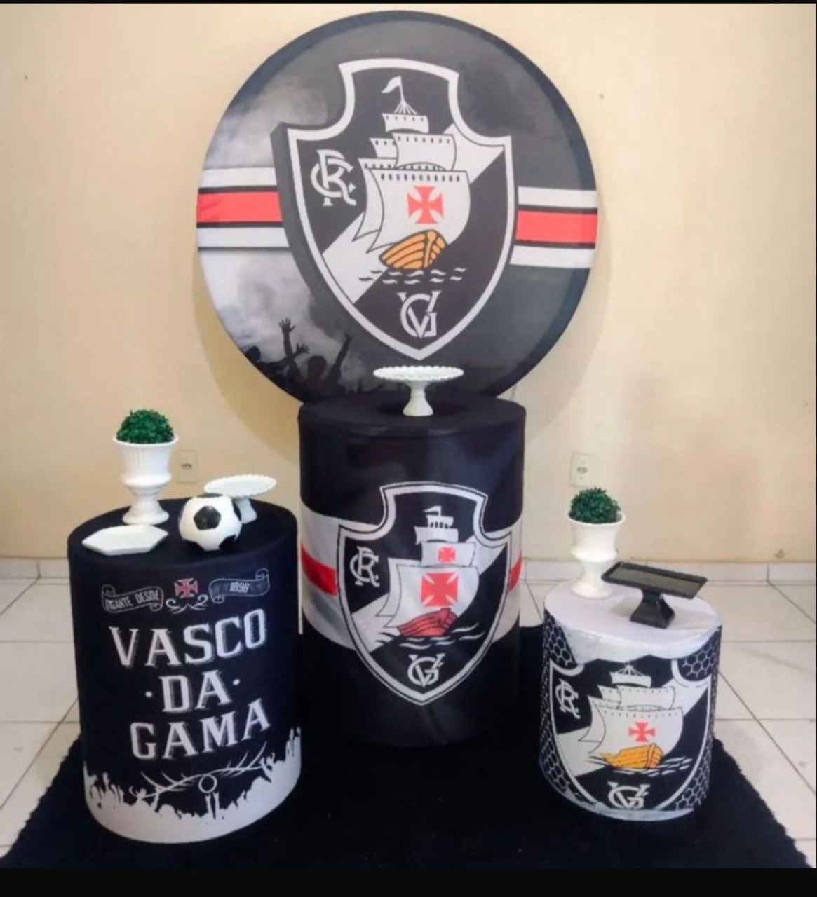 Kit Futebol Vasco [1] - Lidi Festas e Decorações 