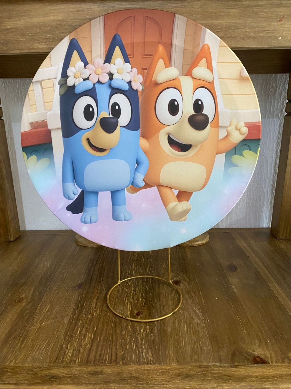 Capa de Painel Bluey 50X50 - Lidi Festas e Decorações 