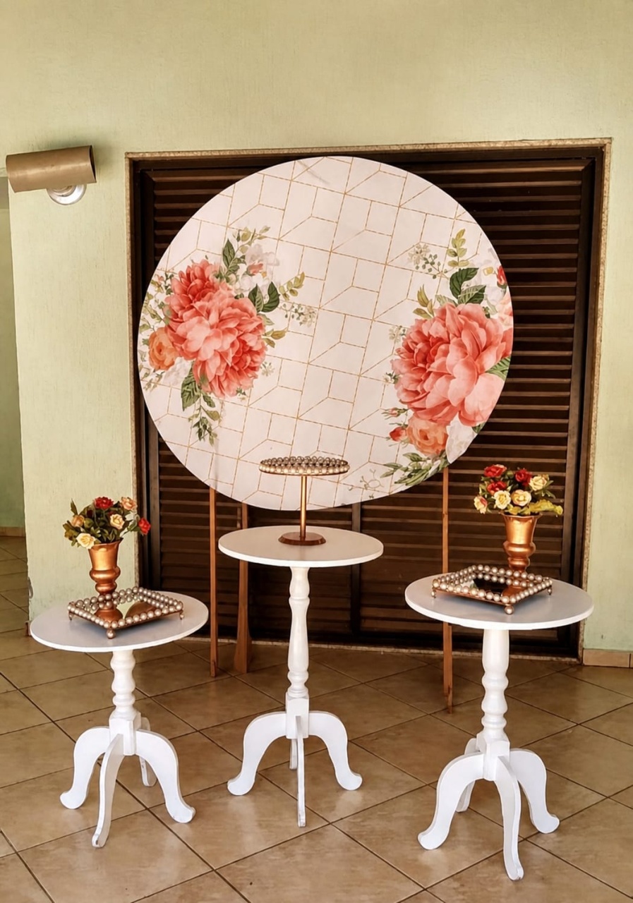 Kit Floral Rose - Lidi Festas e Decorações 